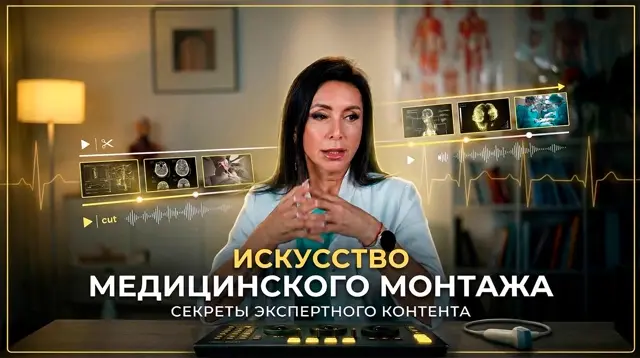 Medicine podcast preview — portfolio of video editor Viktor Shut