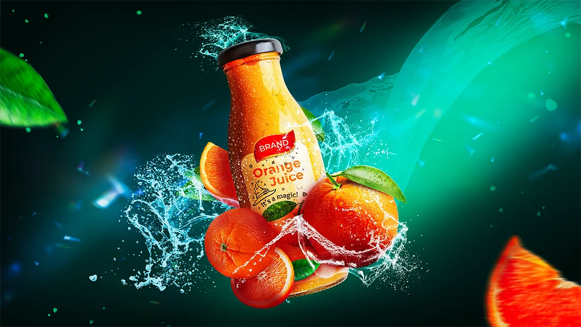 Juice label design
